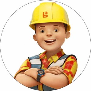 Opłatek na tort BOB BUDOWNICZY 10