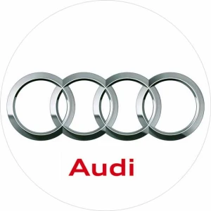 Opłatek na tort LOGO AUDI 4/8
