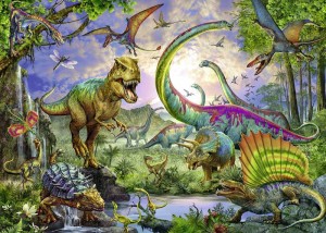Opłatek na tort DINOZAUR DIN 65/73