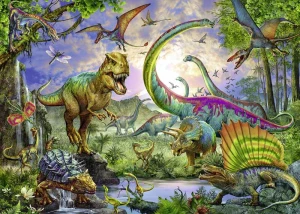 Opłatek na tort DINOZAUR DIN 65/73