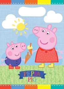Opłatek na tort ŚWINKA PEPPA  PEP 77