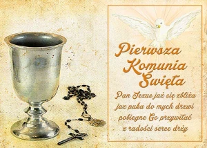 OPŁATEK NA TORT Pierwsza Komunia Święta 1KS 47