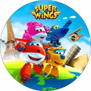 Opłatek na tort SUPER WINGS 31