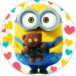 Opłatek na tort MINIONKI 70/78