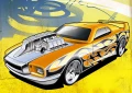 OPŁATEK DEKORACYJNY NA TORT HOT WHEELS