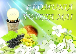 OPŁATEK NA TORT Pierwsza Komunia Święta 1KS 26