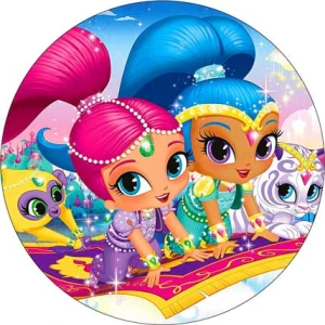 Opłatek na tort SHIMMER I SHINE SIS 09/22