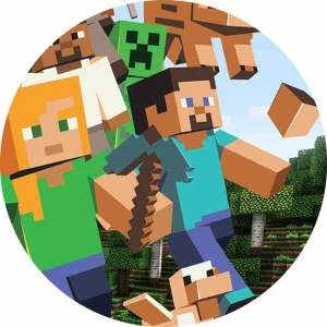 Opłatek na tort MINECRAFT 08/68