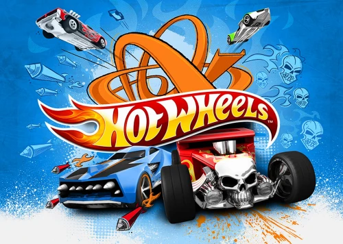 OPŁATEK DEKORACYJNY NA TORT HOT WHEELS
