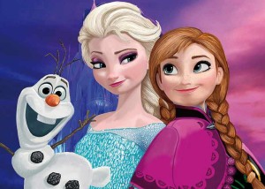 Opłatek na tort FROZEN Kraina Lodu 62