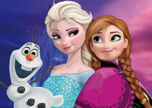 Opłatek na tort FROZEN Kraina Lodu 62