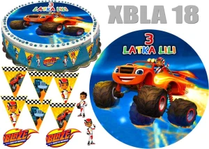 BLAZE MEGAMASZYNY + 10 figurek + napis XBLA 18