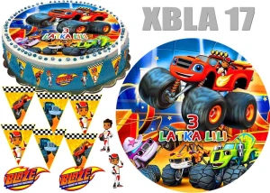 BLAZE MEGAMASZYNY + 10 figurek + napis XBLA 17