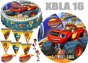 BLAZE MEGAMASZYNY + 10 figurek + napis XBLA 16