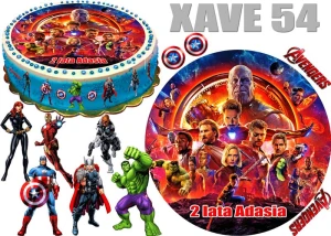AVENGERS + 10 figurek + napis XAVE 54