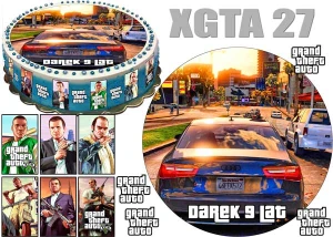 GTA Grand Theft Auto + 6 postaci + 4 logo + dedykacja  XGTA 27