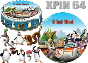 PINGWINY Z Madagaskaru + 8 postaci + dedykacja  XPING 64