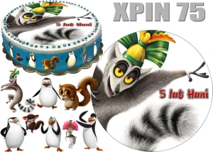 PINGWINY Z Madagaskaru + 8 postaci + dedykacja  XPING 75
