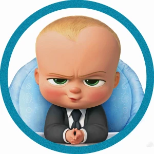 Opłatek tort BABY BOSS Dzieciak Rządzi  (BSS 01/22)