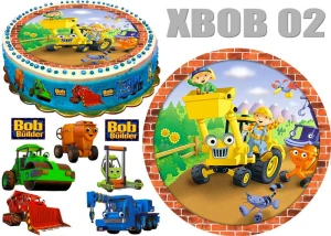 Opłatek na górę i bok tortu BOB BUDOWNICZY XBOB 02