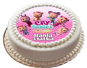 Opłatek na tort CRY BABIES Płaczące bobasy 06