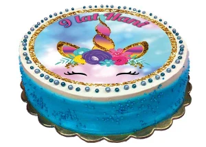Opłatek na tort JEDNOROŻEC, UNICORN 59