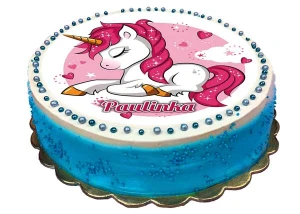 Opłatek na tort JEDNOROŻEC, UNICORN 33