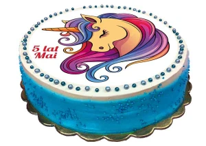 Opłatek na tort JEDNOROŻEC, UNICORN 31