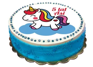 Opłatek na tort JEDNOROŻEC, UNICORN 29
