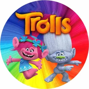 Opłatek na tort TROLLE 36
