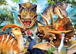 Opłatek na tort DINOZAUR DIN 107/131