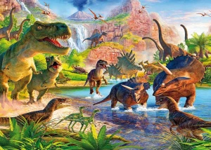 Opłatek na tort DINOZAUR DIN 91/115