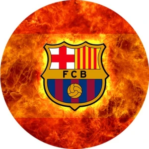Opłatek na tort FC BARCELONA nr 422/428