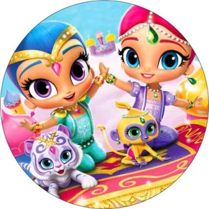 Opłatek na tort SHIMMER I SHINE SIS 11