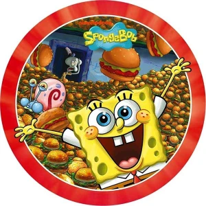 Opłatek na tort SPONGE BOB pan Gąbka