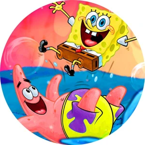 Opłatek na tort SPONGE BOB pan Gąbka