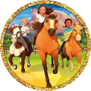 Opłatek na tort MUSTANG duch wolności