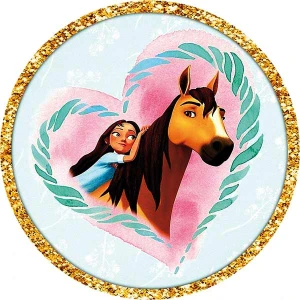 Opłatek na tort MUSTANG duch wolności