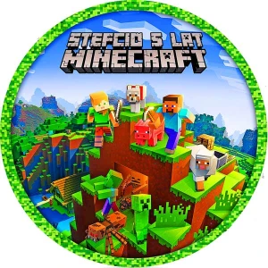 Opłatek na tort MINECRAFT 116/117
