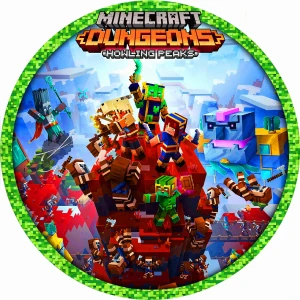 Opłatek na tort MINECRAFT 137/122