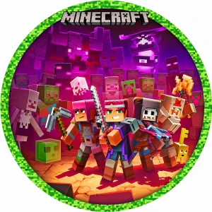 Opłatek na tort MINECRAFT 139/119