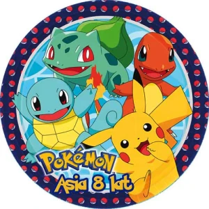 Opłatek na tort POKEMONY (10)