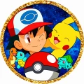oplatek-na-tort-pokemon-pikachu-okrag-na-gore-tortu-wzor-POK01