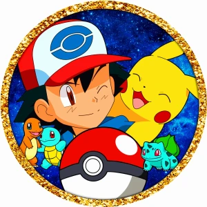 Opłatek na tort POKEMONY