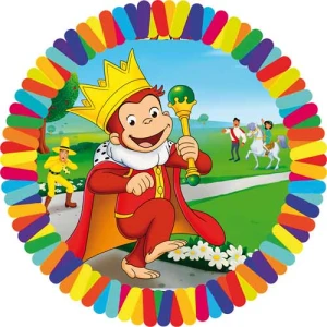 Opłatek na tort CIEKAWSKI GEORGE 4