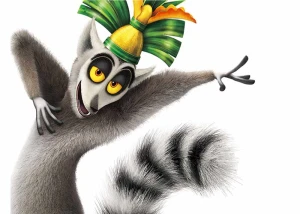 Opłatek na tort PINGWINY Z MADAGASKARU 28/75