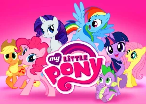 Opłatek na tort KUCYKI PONY 1069