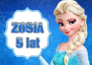 Opłatek na tort FROZEN Lodowa Kraina 08