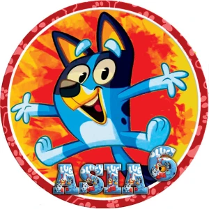 Opłatek na tort BLUEY 13