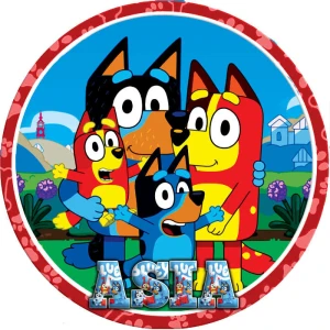 Opłatek na tort BLUEY 12
